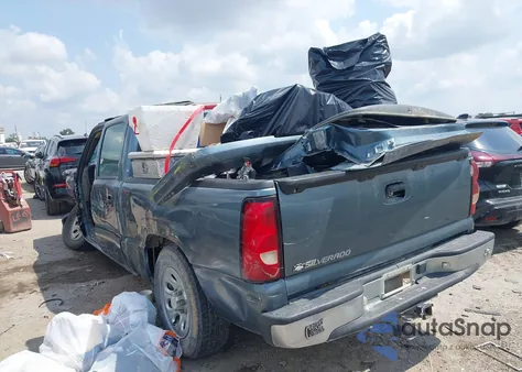 2006 Chevrolet Silverado 1500 Ls из США, поврежденный, VIN 2GCEC13V861351780